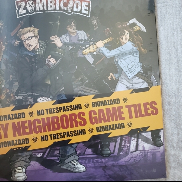 ZOMBICIDE 3 Angry Neighbors Game Tiles New - Picture 4 of 7